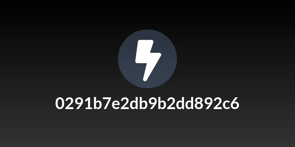 0291b7e2db9b2dd892c6