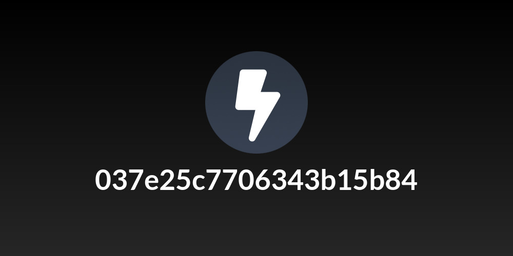 037e25c7706343b15b84