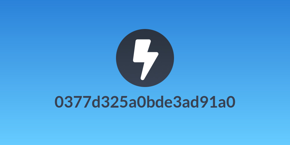 0377d325a0bde3ad91a0