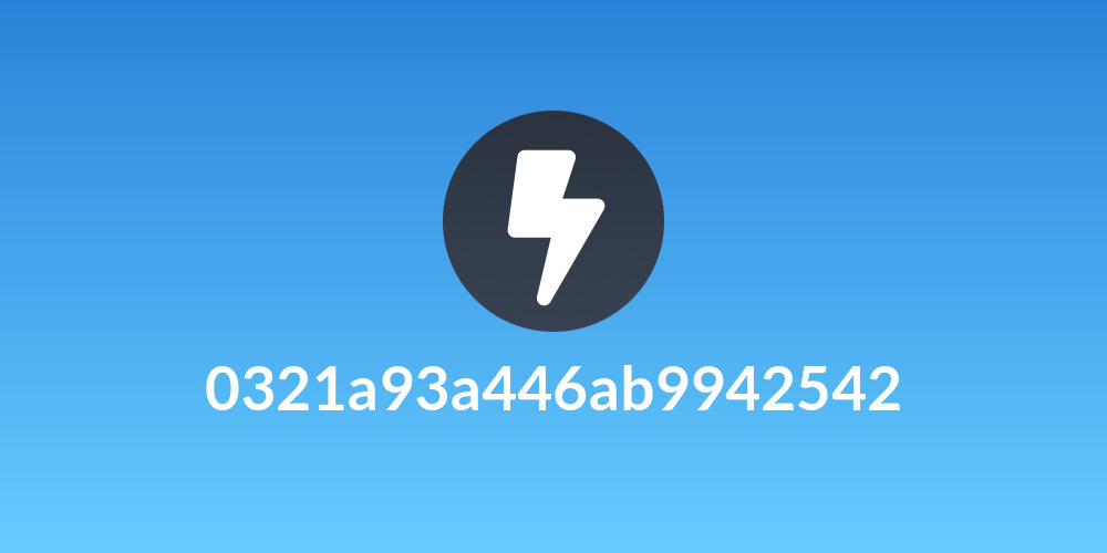 0321a93a446ab9942542