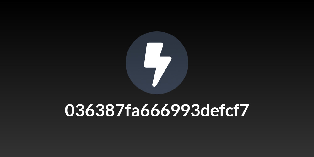 036387fa666993defcf7