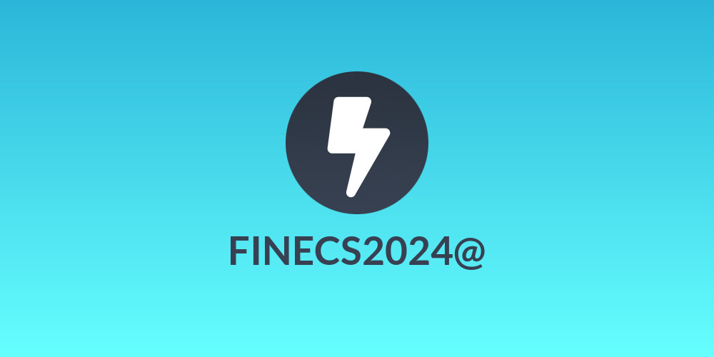 FINECS2024@