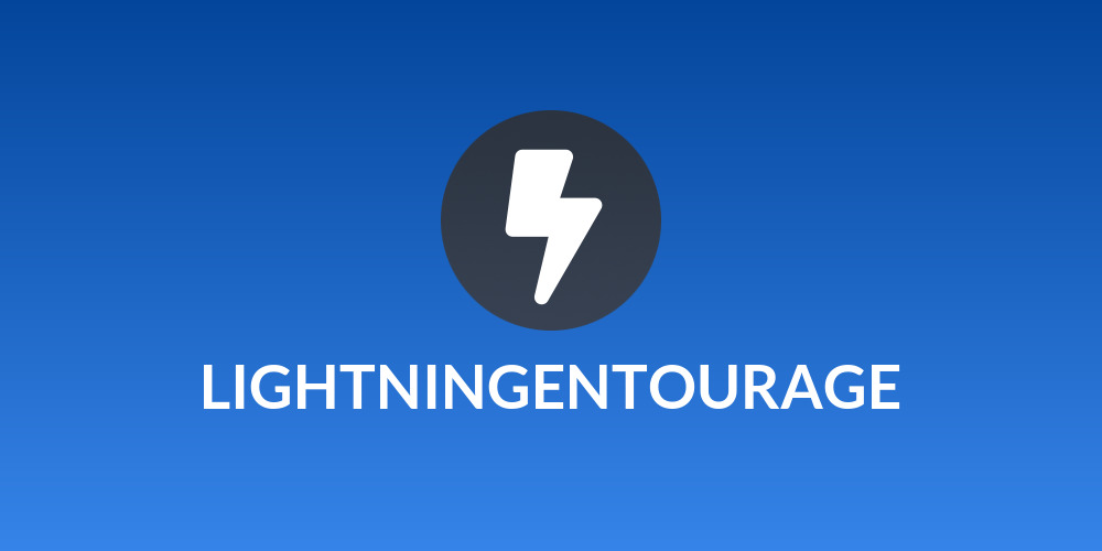 LIGHTNINGENTOURAGE