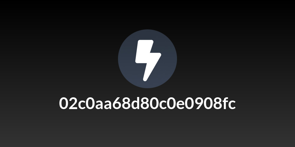 02c0aa68d80c0e0908fc