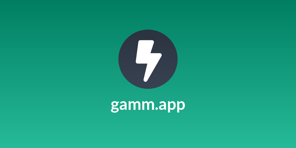 gamm.app