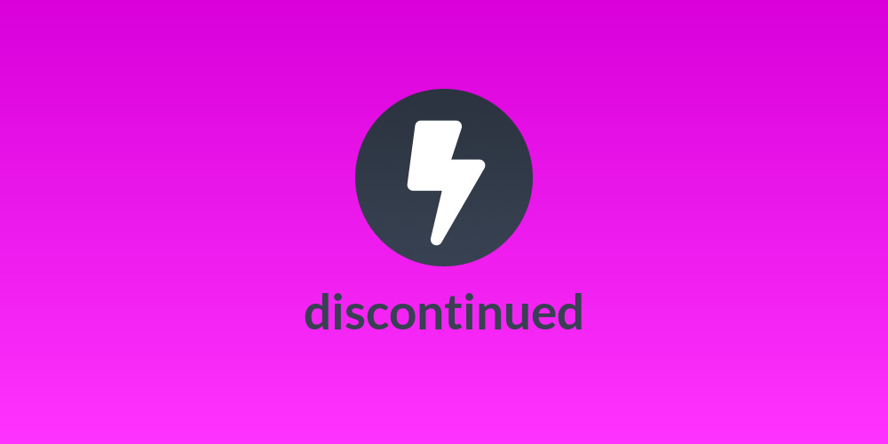 discontinued