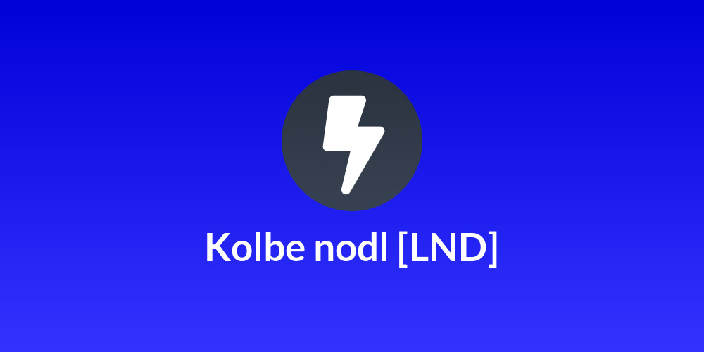 Kolbe nodl [LND]