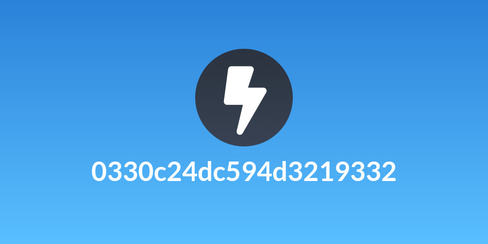 0330c24dc594d3219332