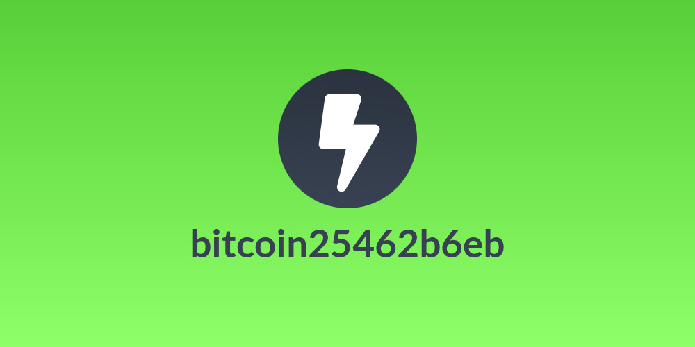 bitcoin25462b6eb