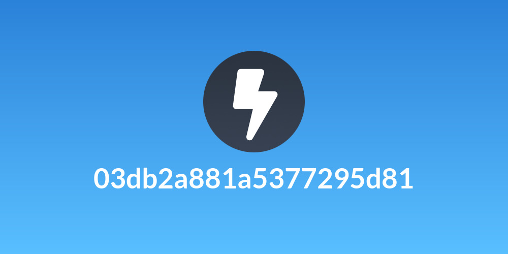 03db2a881a5377295d81