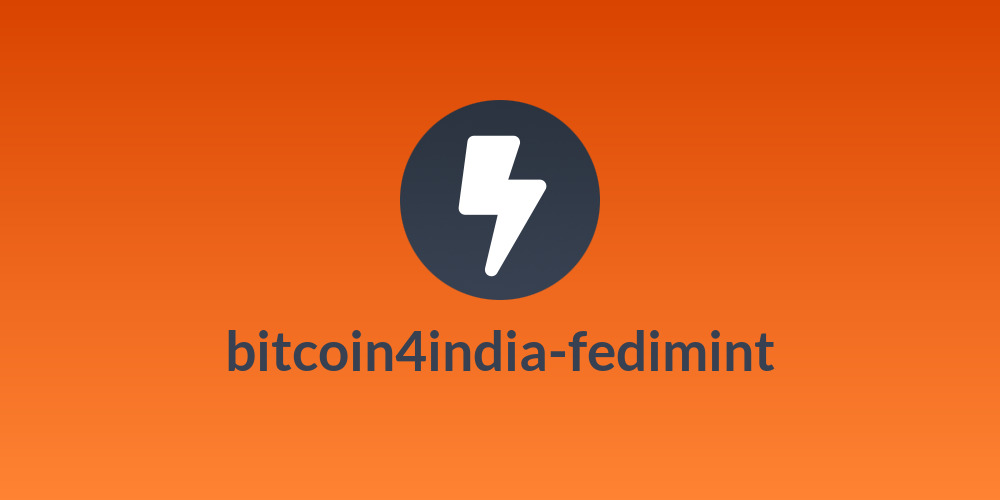 bitcoin4india-fedimint
