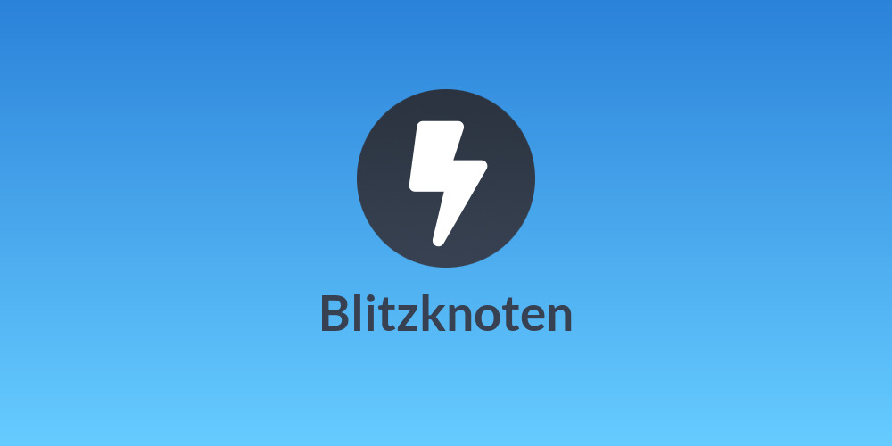 Blitzknoten