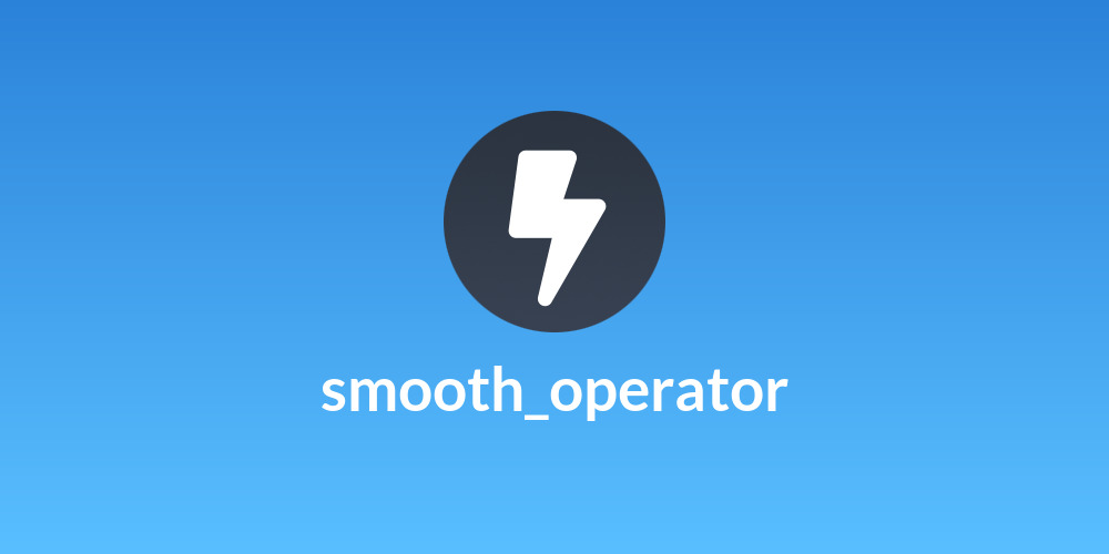 smooth_operator