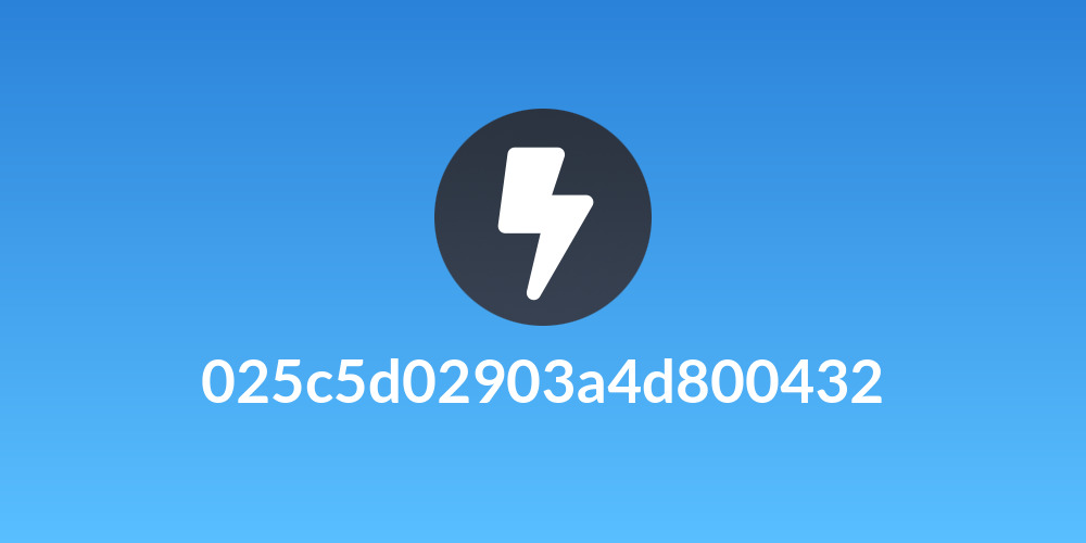 025c5d02903a4d800432