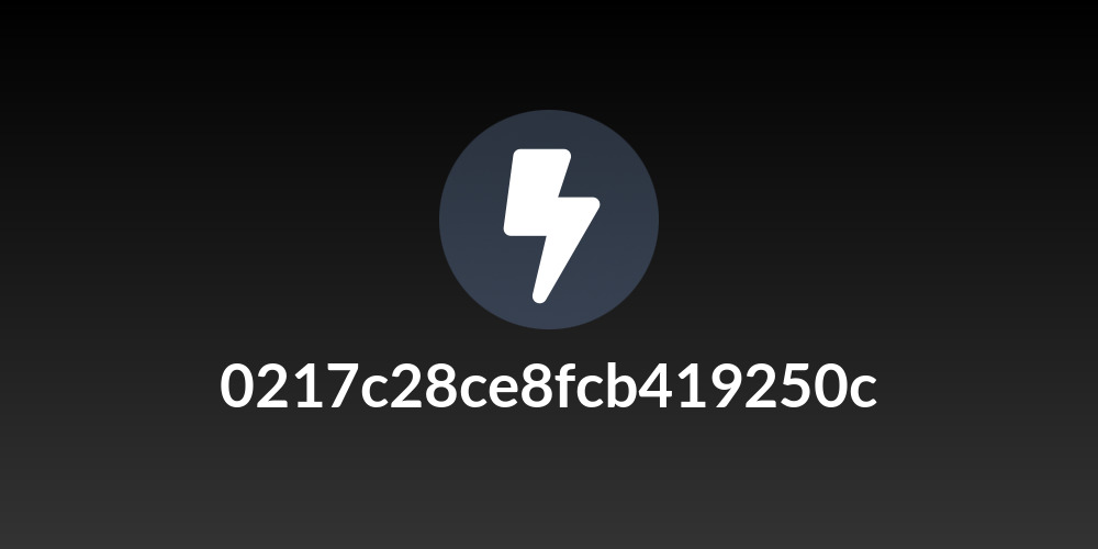 0217c28ce8fcb419250c