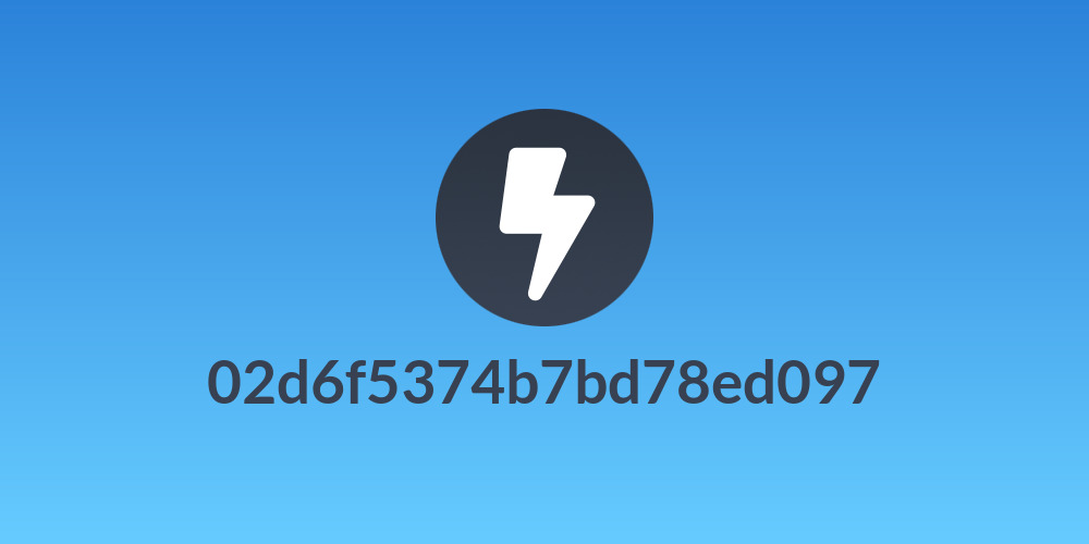 02d6f5374b7bd78ed097