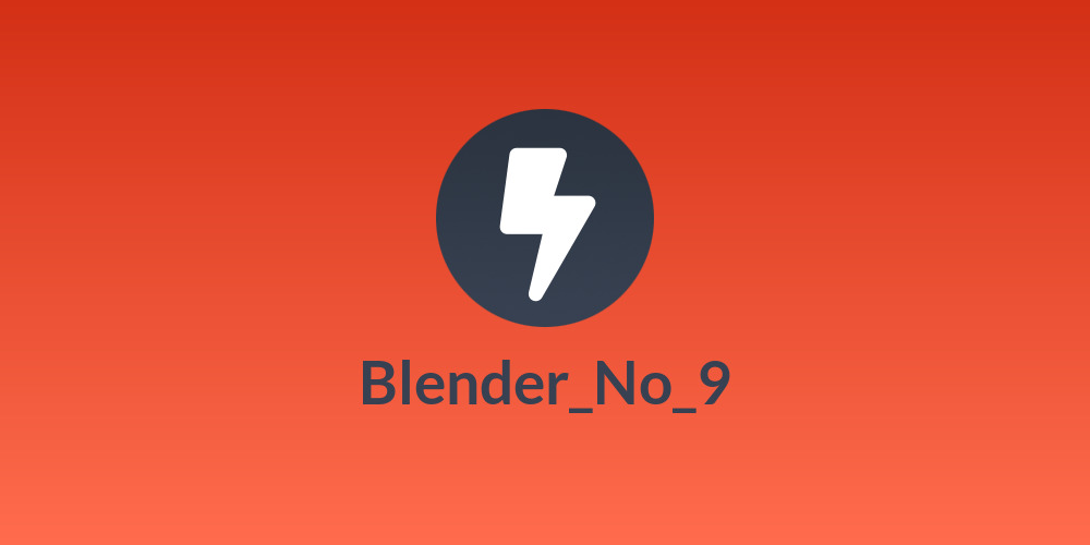 Blender_No_9