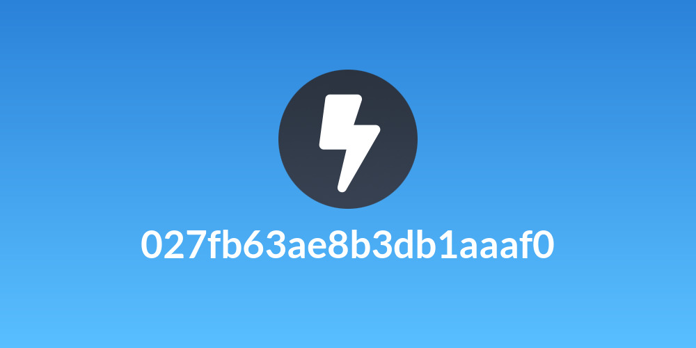 027fb63ae8b3db1aaaf0