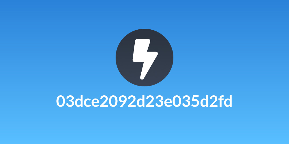 03dce2092d23e035d2fd