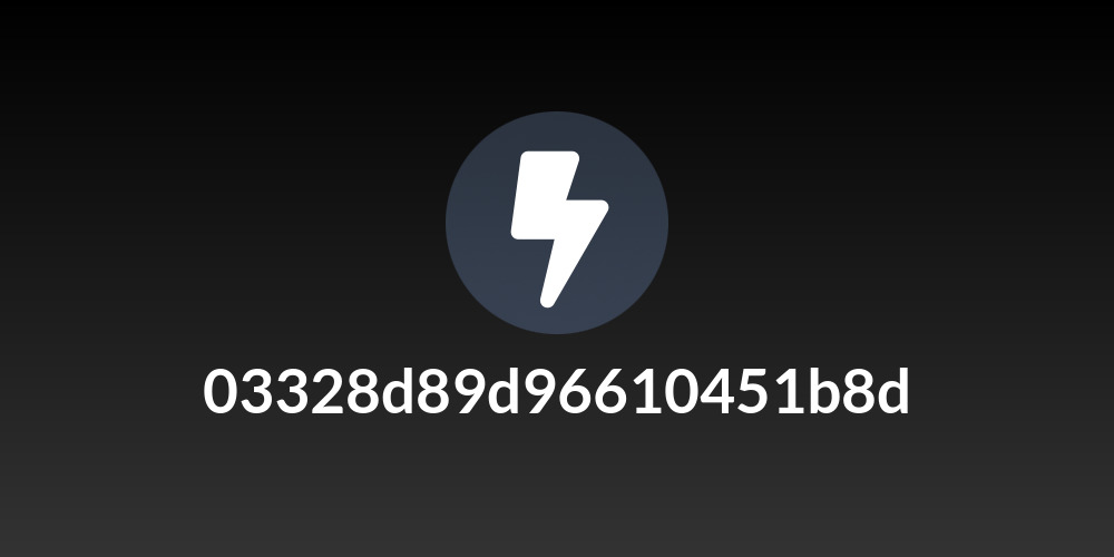 03328d89d96610451b8d