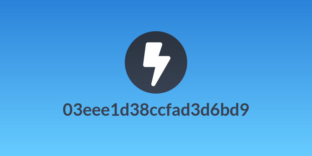 03eee1d38ccfad3d6bd9