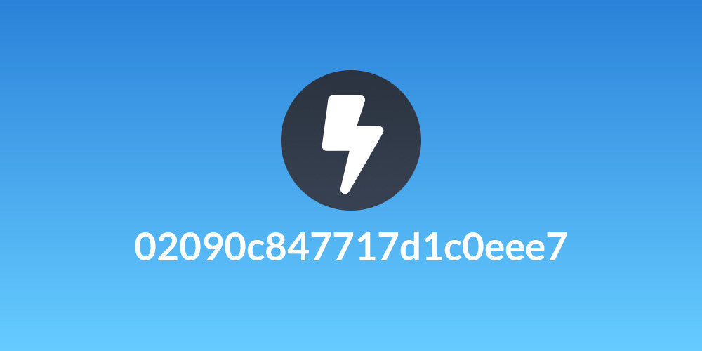 02090c847717d1c0eee7