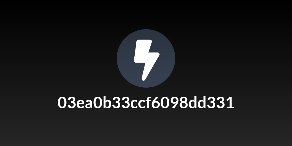 03ea0b33ccf6098dd331