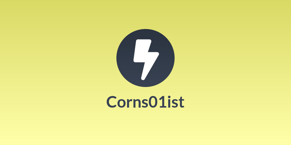 Corn🌽s01ist