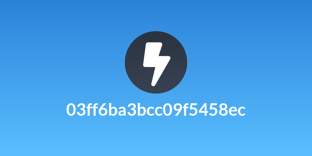 03ff6ba3bcc09f5458ec