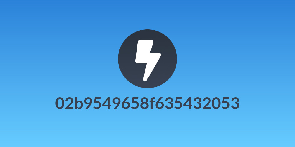 02b9549658f635432053