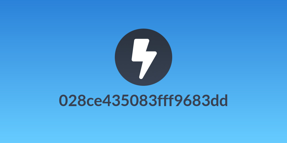 028ce435083fff9683dd