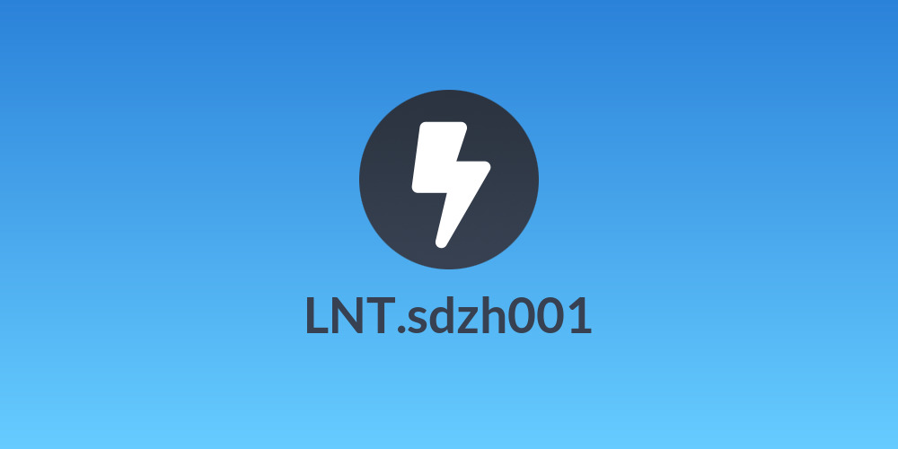 LNT.sdzh001