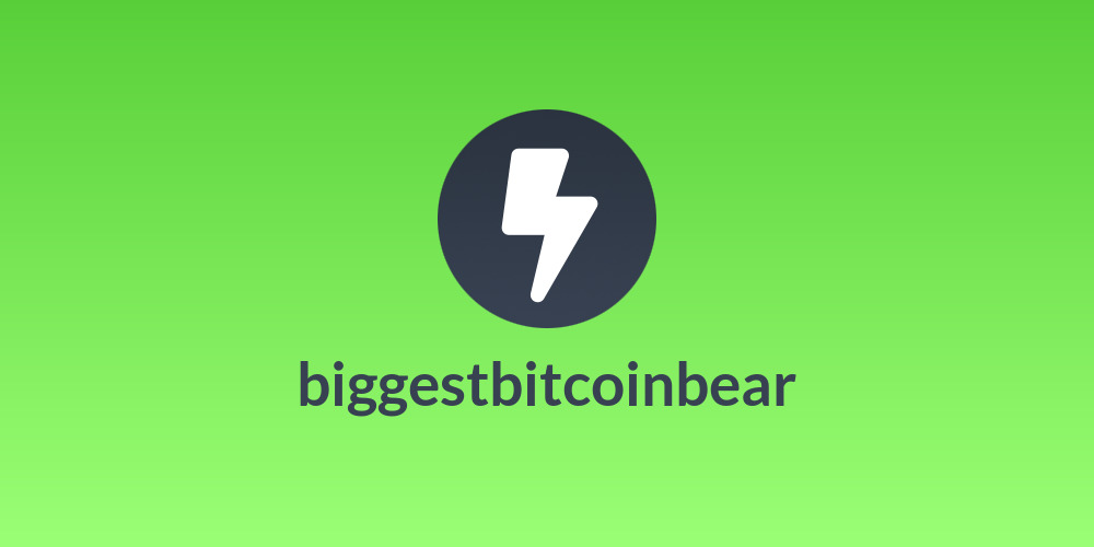 biggestbitcoinbear