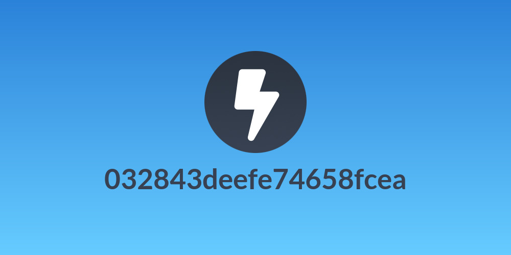 032843deefe74658fcea