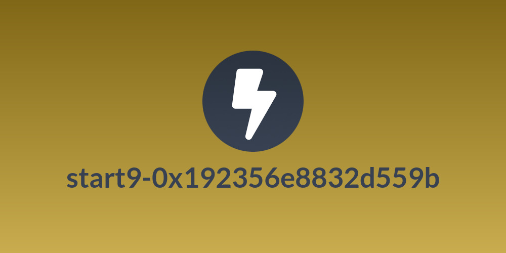 start9-0x192356e8832d559b