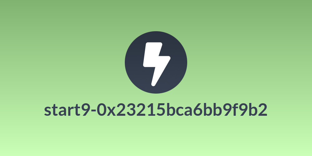 start9-0x23215bca6bb9f9b2