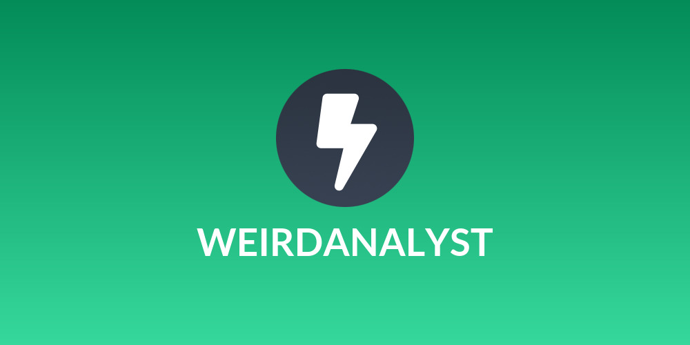 WEIRDANALYST