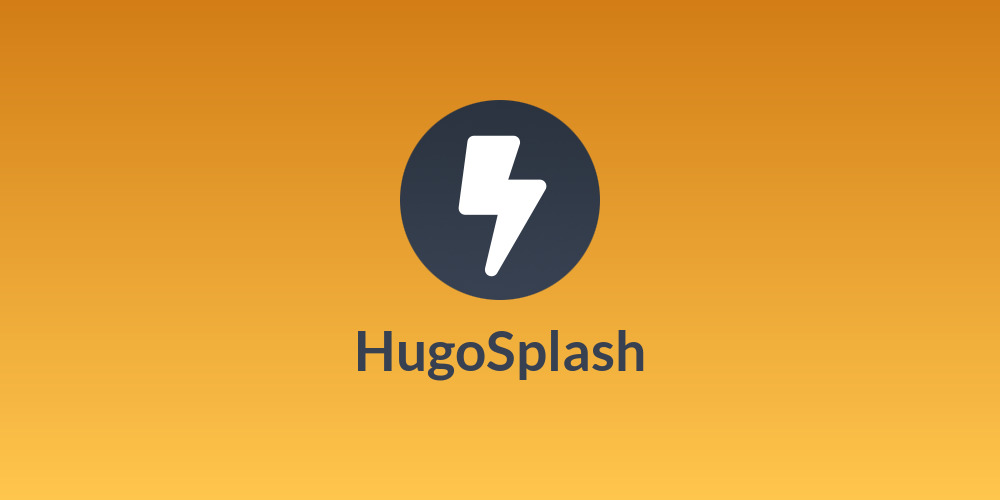 HugoSplash⚡