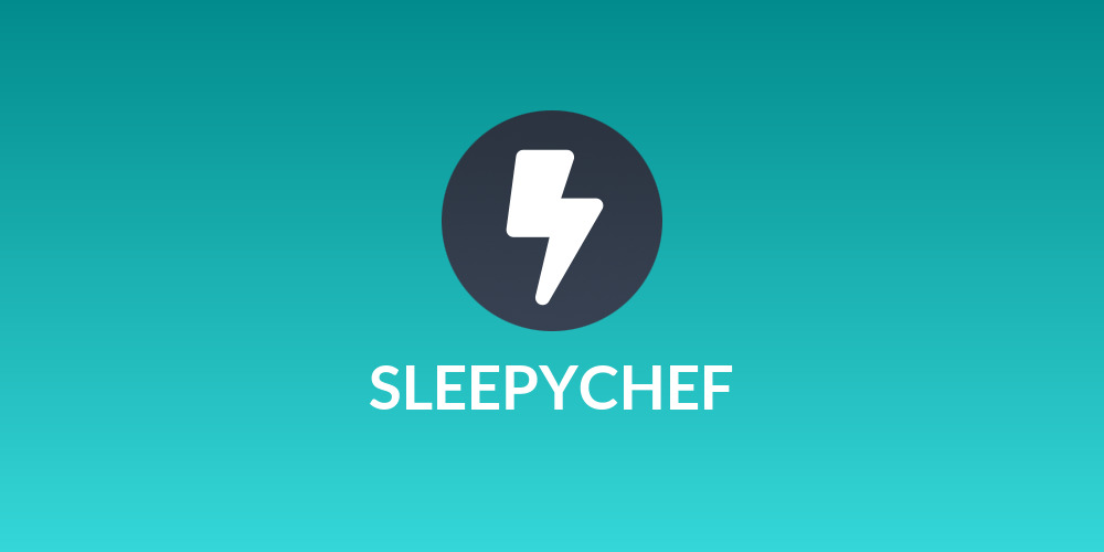 SLEEPYCHEF