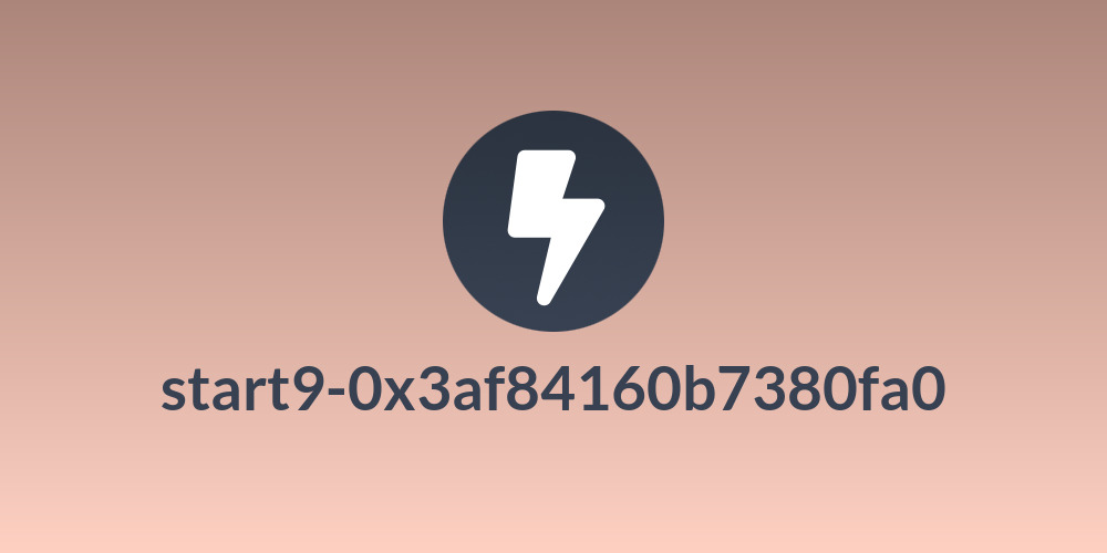 start9-0x3af84160b7380fa0