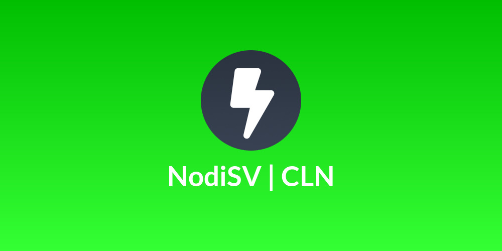 NodiSV⚡ | CLN