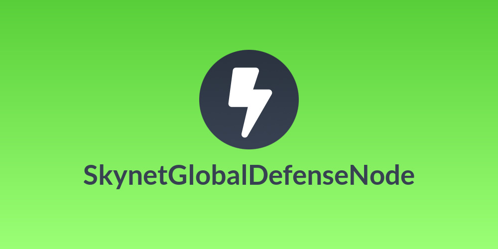 SkynetGlobalDefenseNode