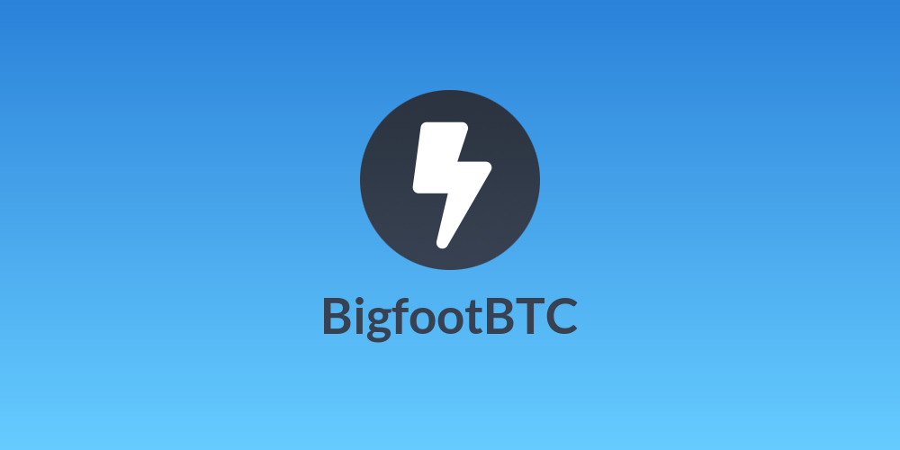 BigfootBTC⚡