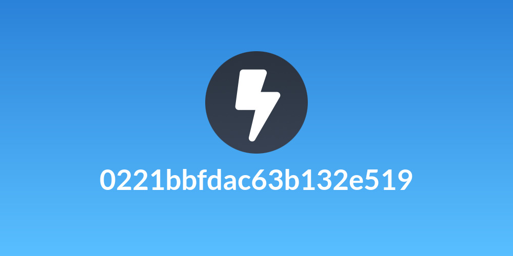 0221bbfdac63b132e519