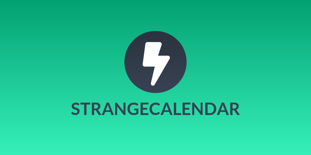 STRANGECALENDAR
