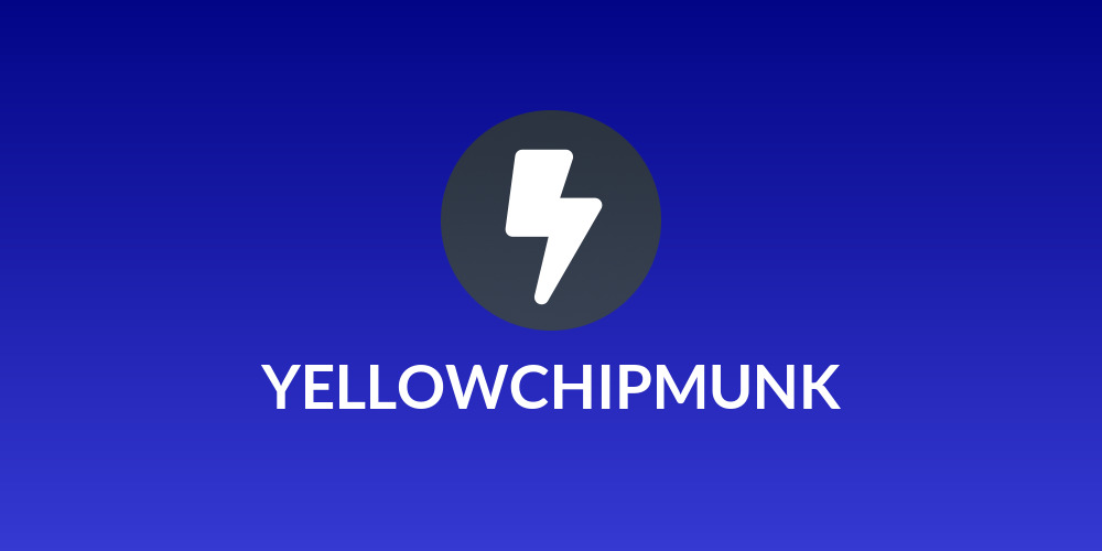 YELLOWCHIPMUNK
