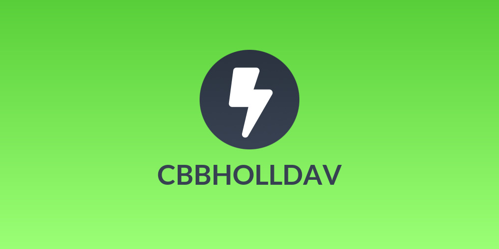 CBBHOLLDAV