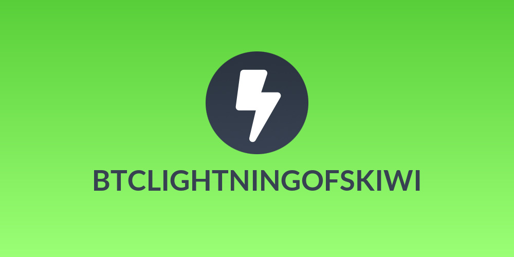 BTCLIGHTNINGOFSKIWI