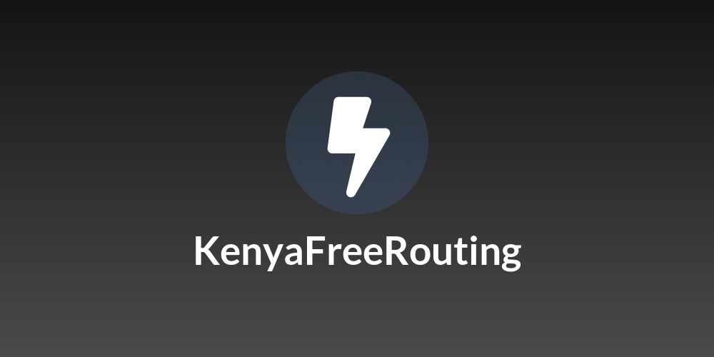 KenyaFreeRouting