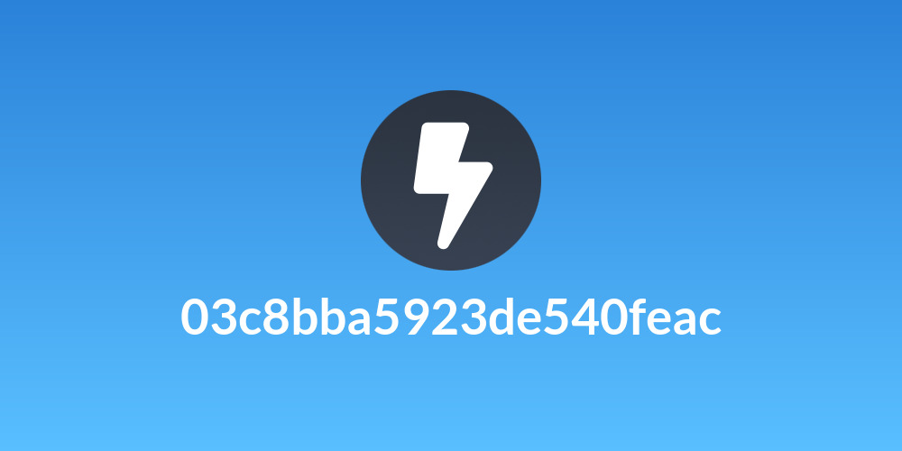 03c8bba5923de540feac